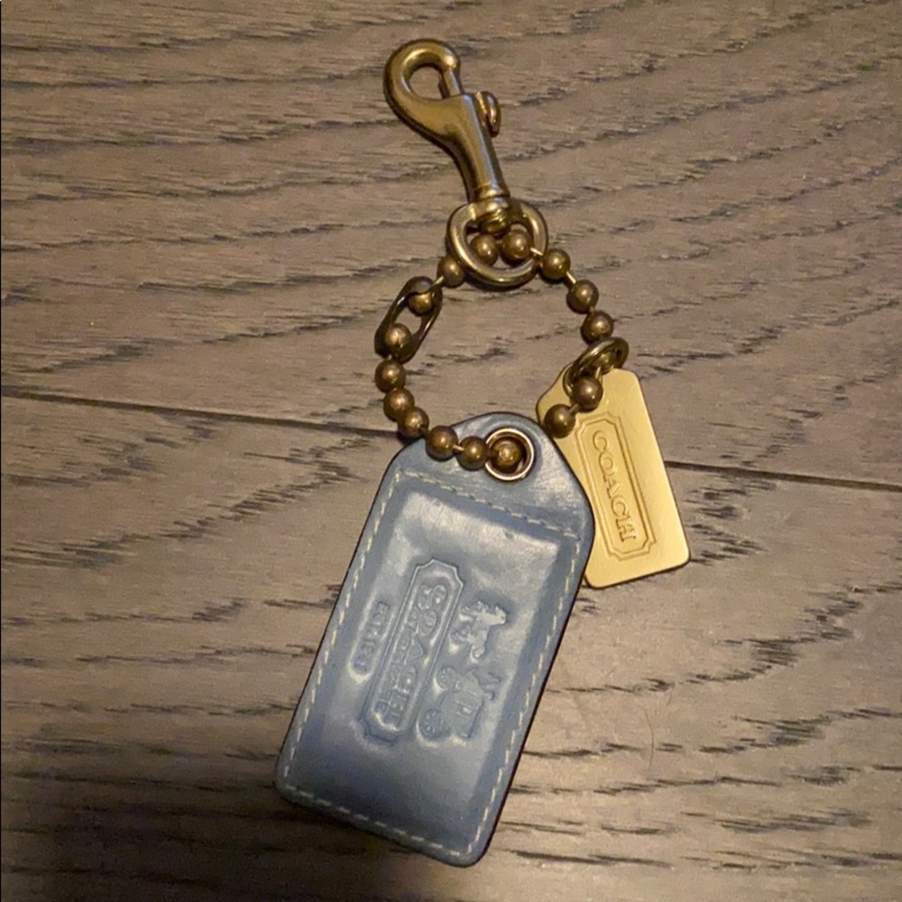 Coach lozenge fob